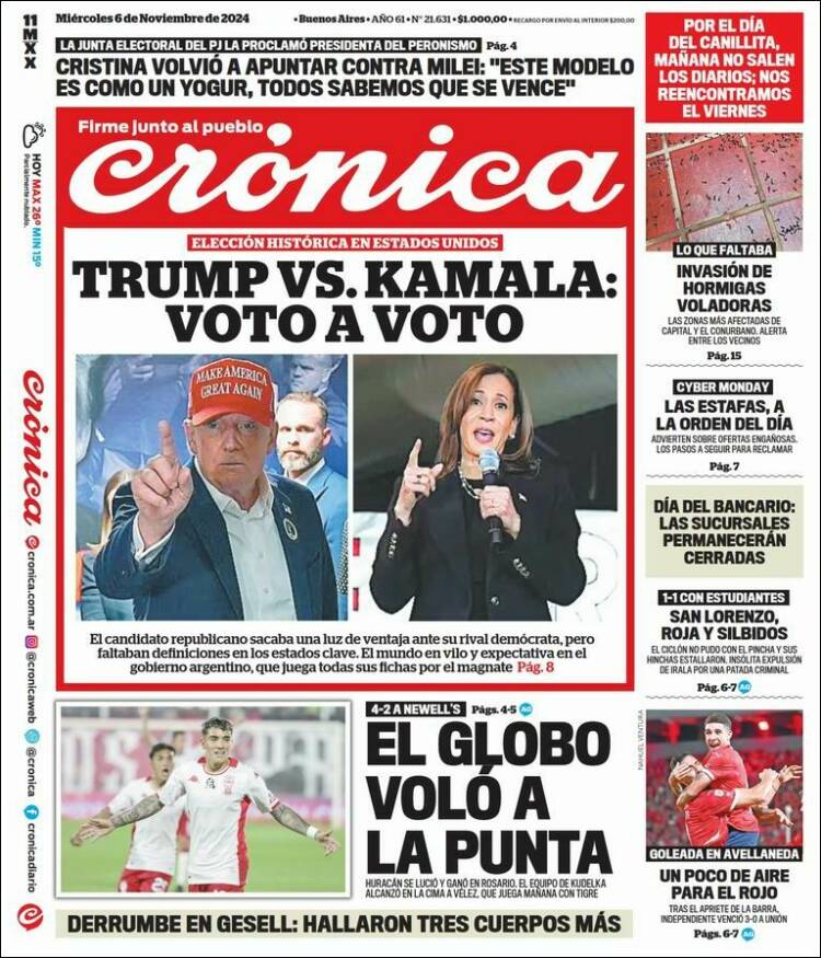 Portada de La Voz del Chaco (Argentina)