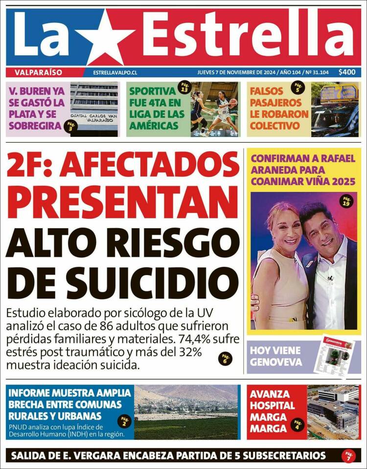 Portada de Estrella de Valparaiso (Chile)