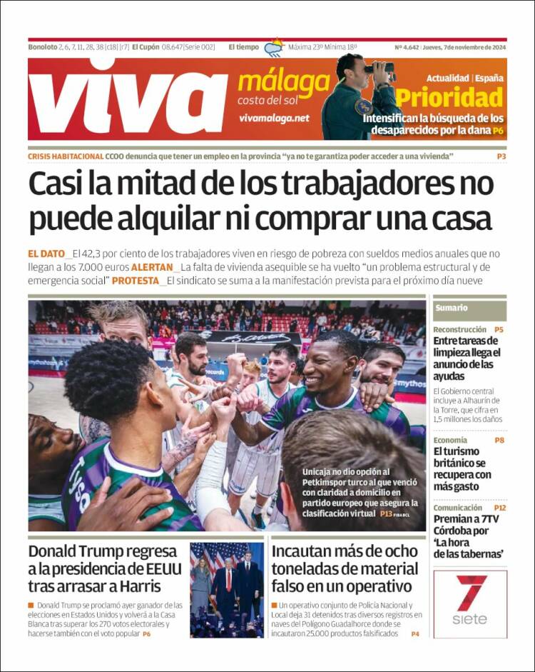 Portada de Viva Málaga (España)