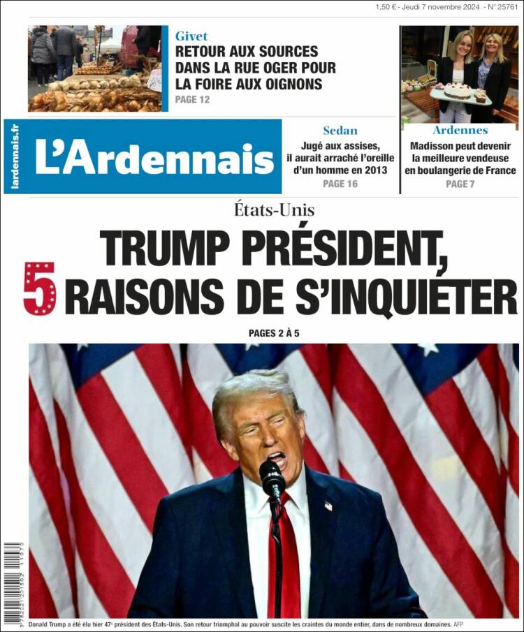 Portada de L'Ardenais (Francia)