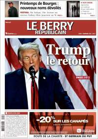 Portada de Berry Republicain (Francia)