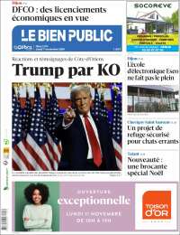 Portada de Le Bien Public (Francia)