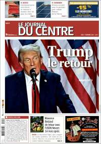 Portada de Le Journal du Centre (Francia)