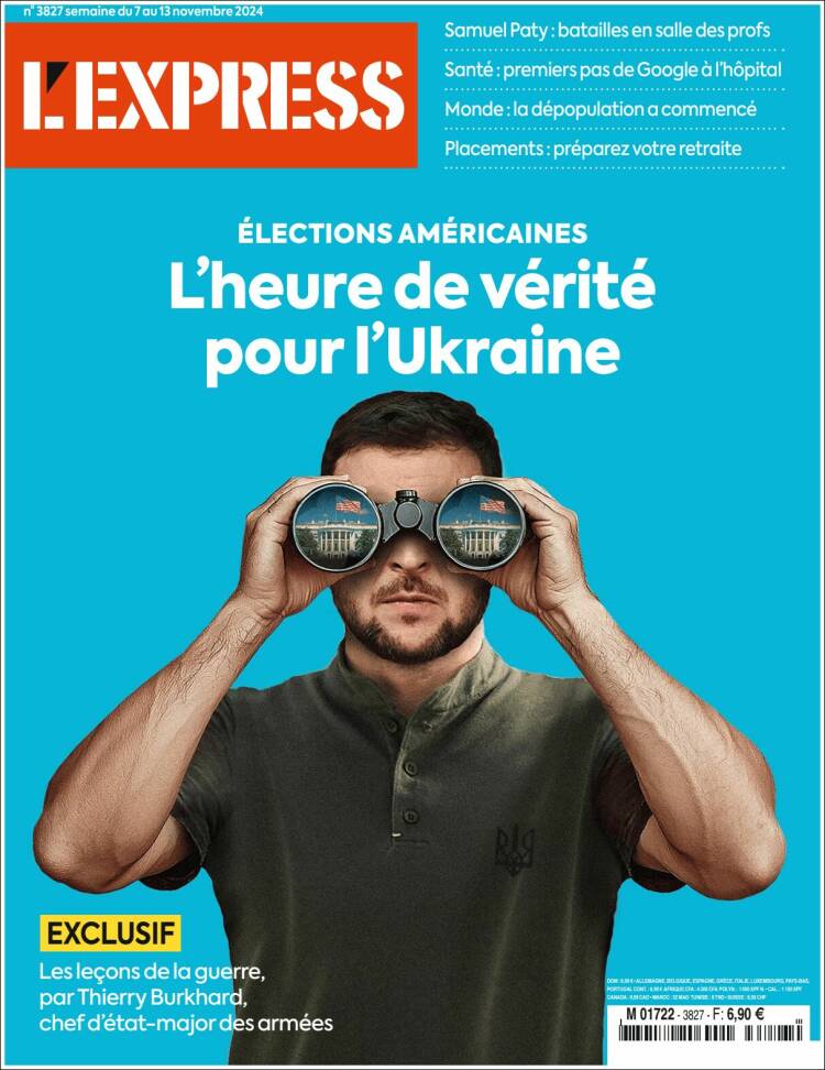 Portada de L'Express (Francia)