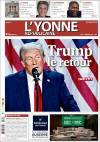 Portada de L'Yonne-Républicaine (Francia)