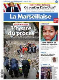 Portada de La Marseillaise (Francia)