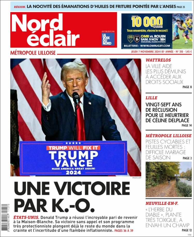 Portada de Nord Éclair (Francia)