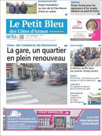 Portada de Le Petit Bleu (Francia)
