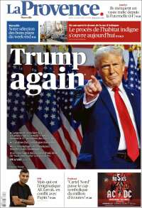 Portada de La Provence (Francia)