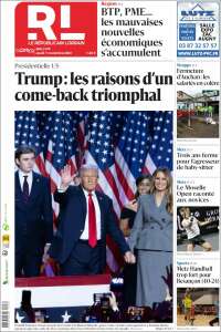Portada de Le Republicain Lorrain (Francia)