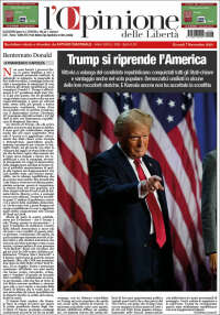 Portada de L'Opinione  delle Libertà (Italia)