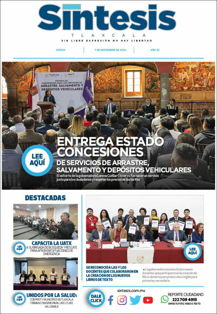 Portada de Síntesis de Tlaxcala (M&eacute;xico)