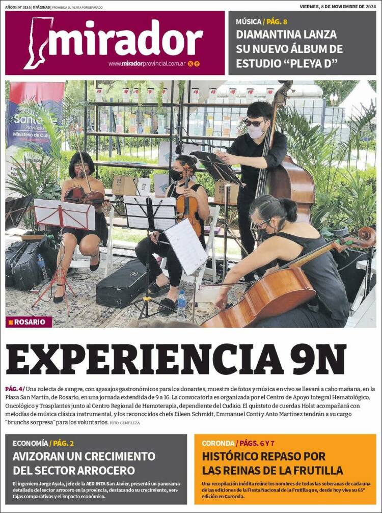 Portada de Mirador Provincial (Argentina)