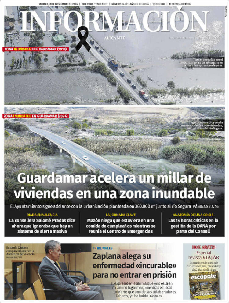 Portada de Diario Información (España)