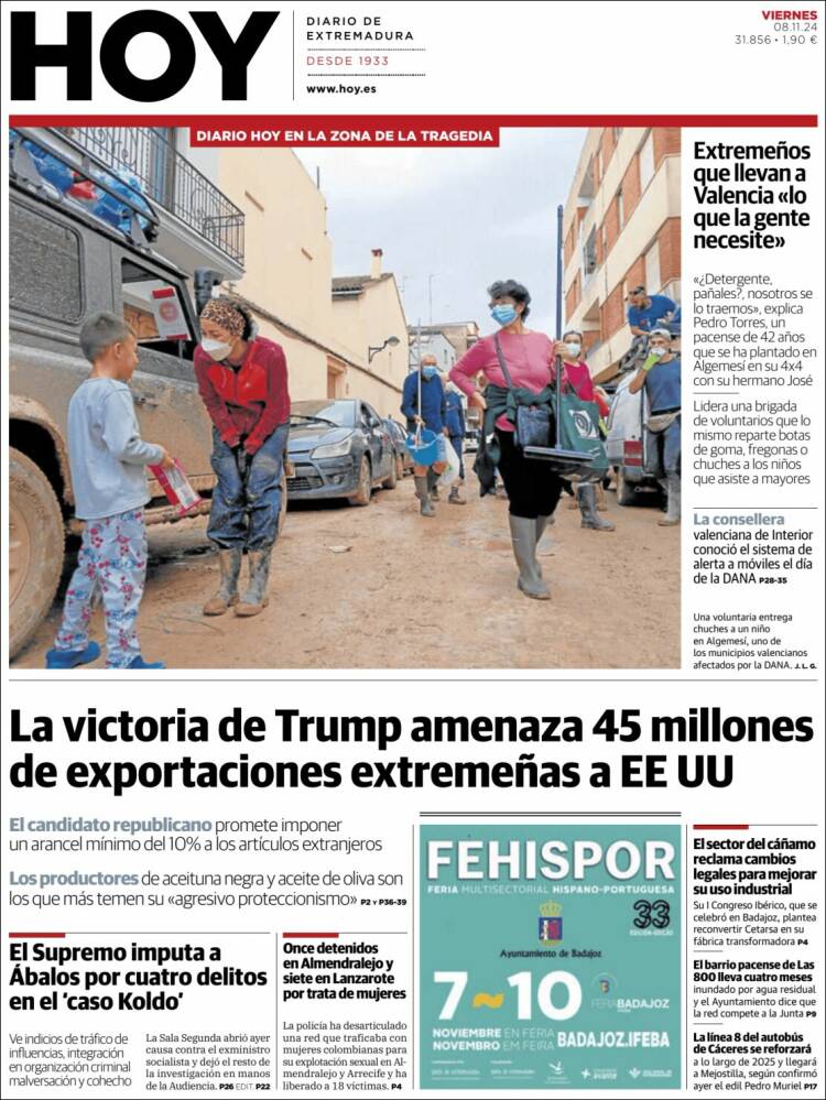 Portada de Hoy - Badajoz (España)