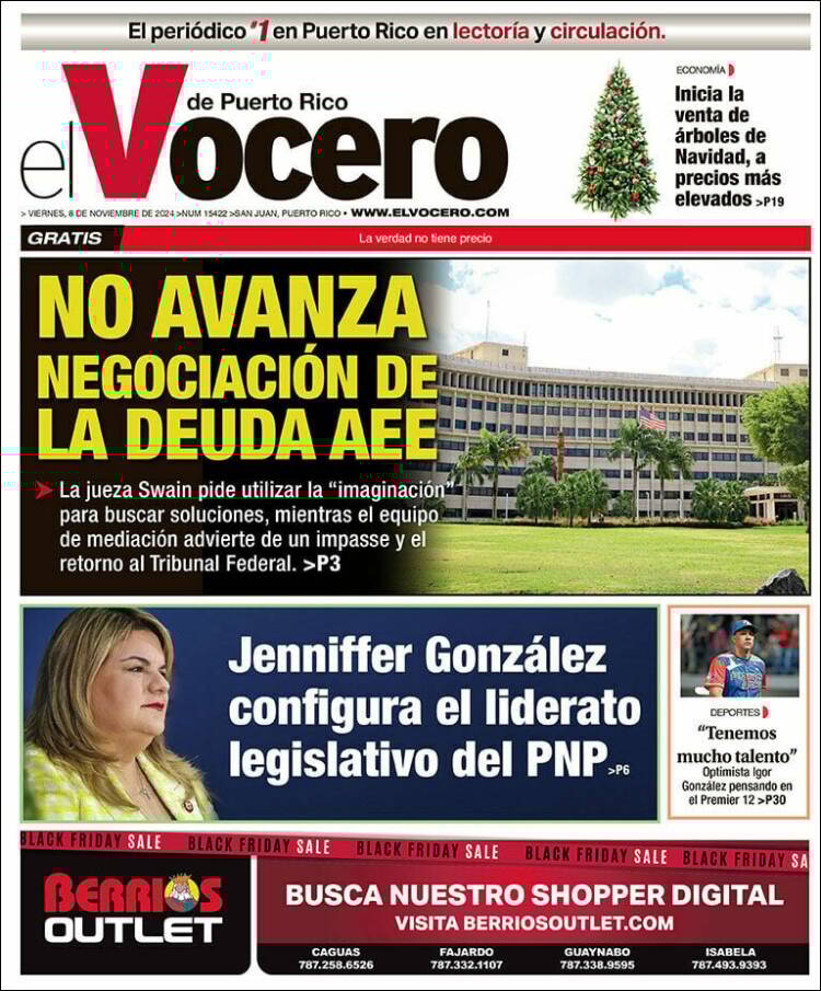 Portada de Vocero (Puerto Rico)