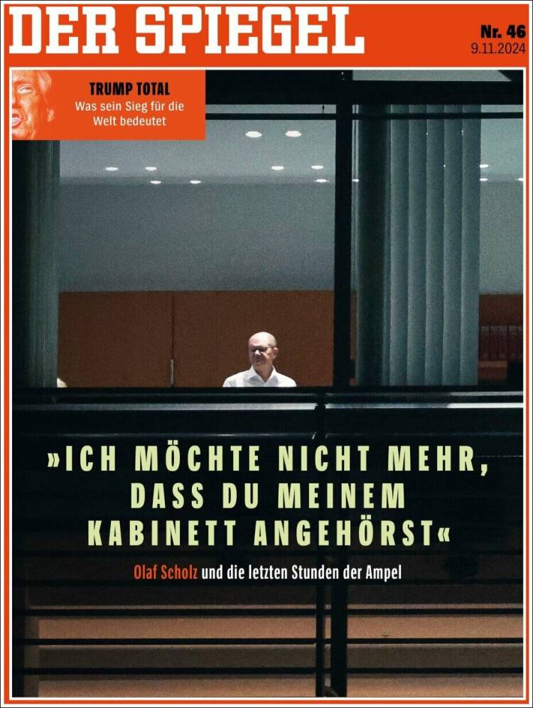 Portada de Der Spiegel (Alemania)