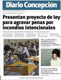 Portada de Diario de Concepción (Chile)