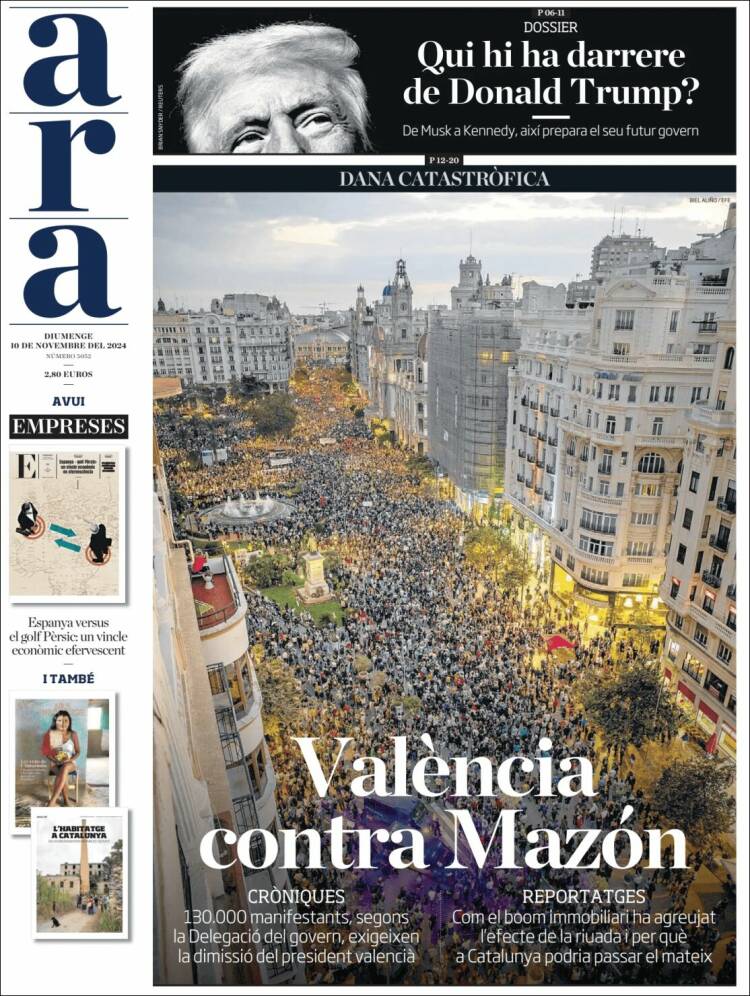 Portada de Ara (España)