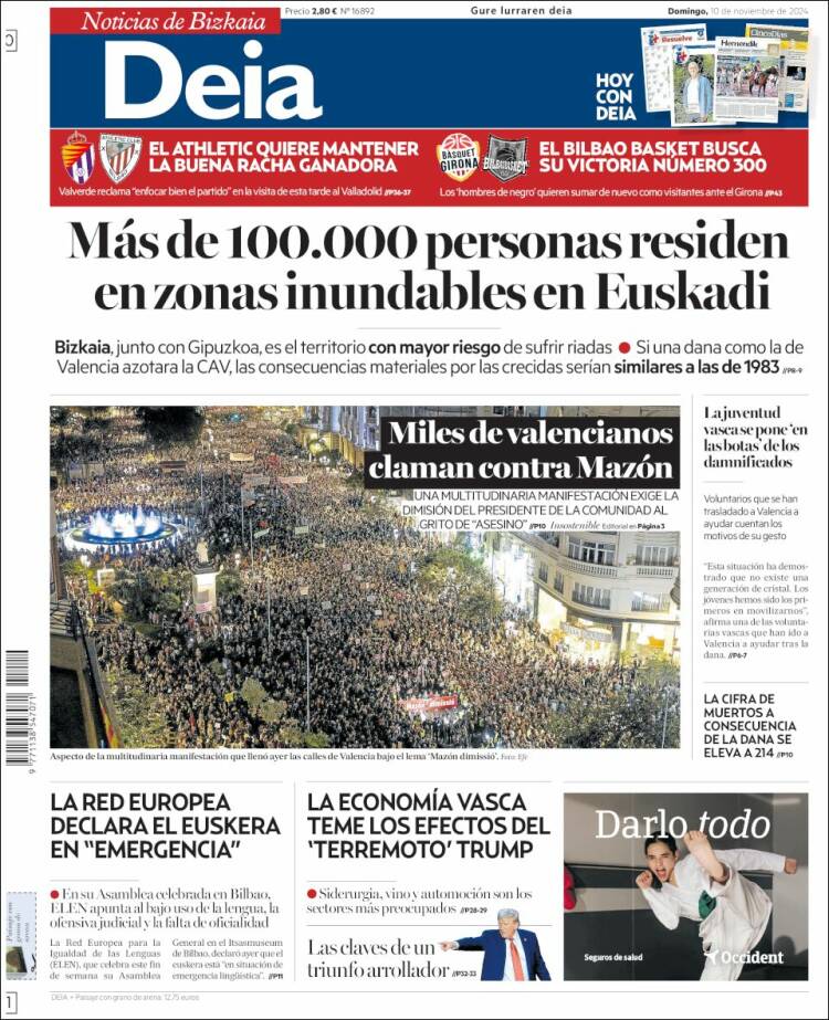 Portada de Deia (España)