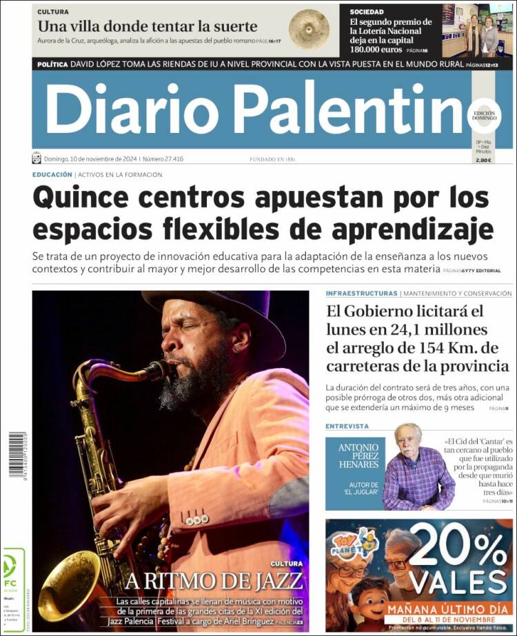 Portada de Diario Palentino (España)