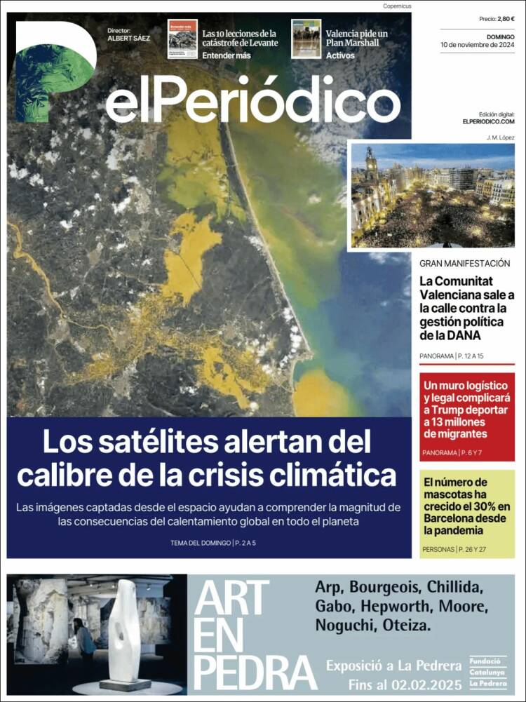 Portada de El Periódico (España)