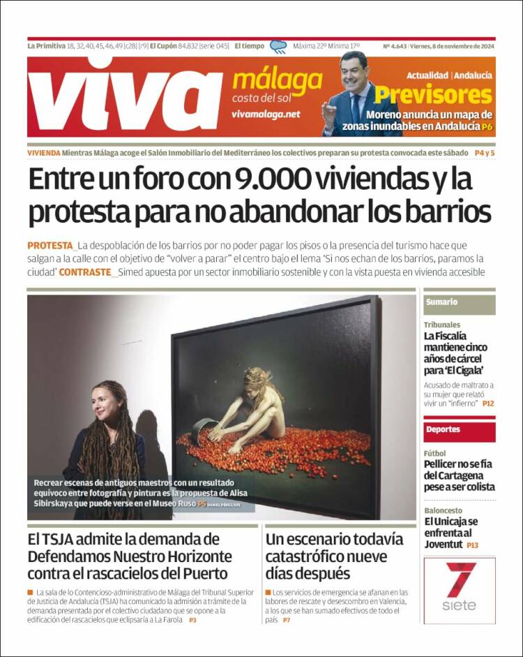 Portada de Viva Málaga (España)