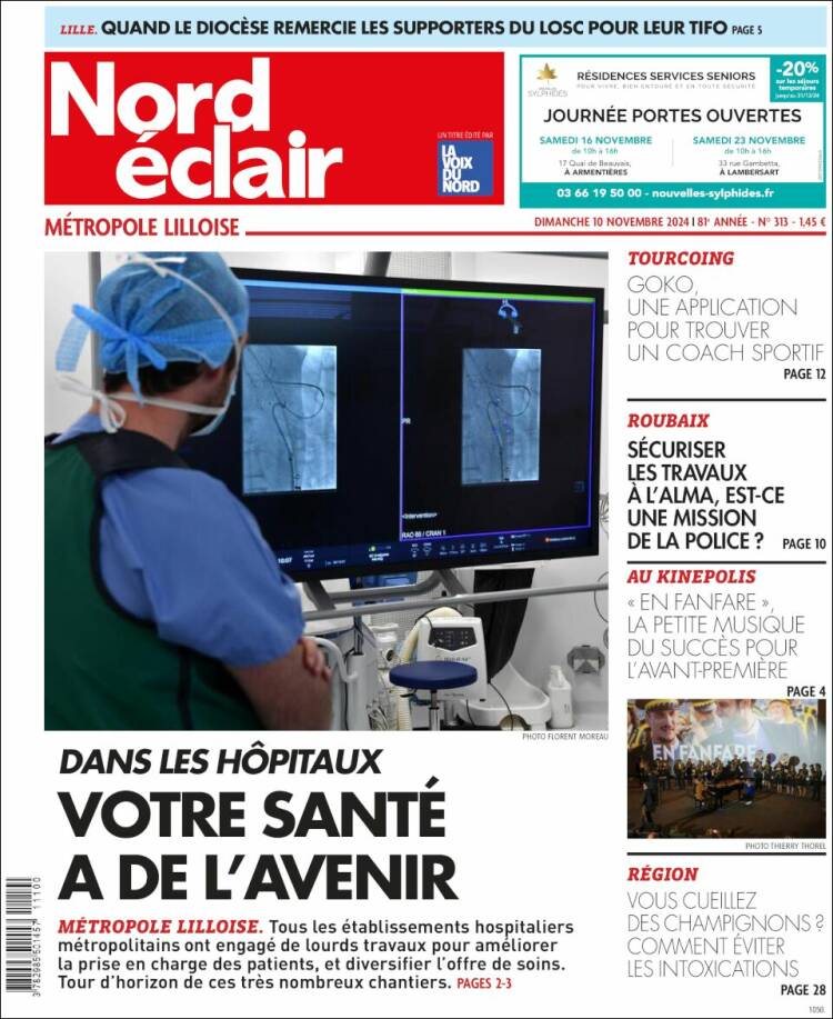 Portada de Nord Éclair (Francia)