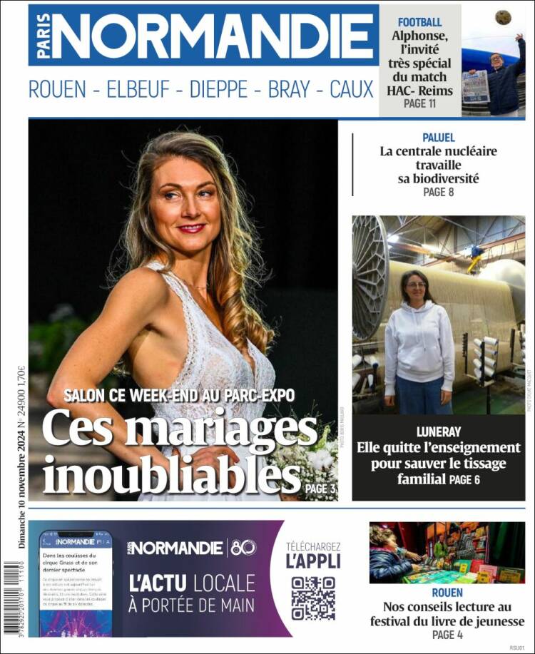 Portada de Paris Normandie (Francia)