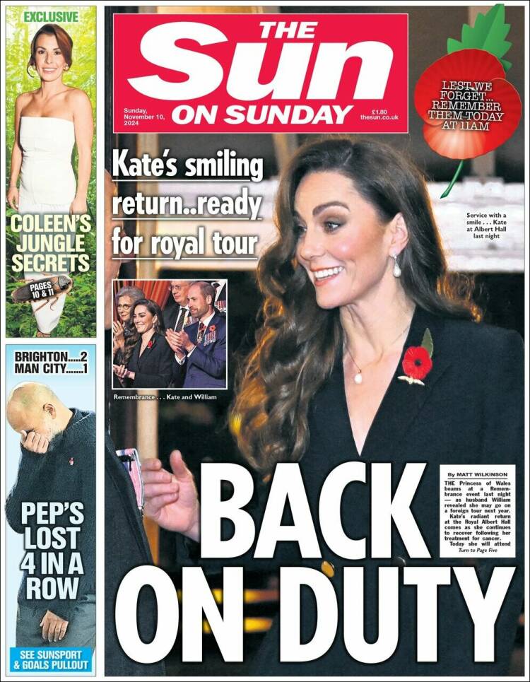 Portada de The Sun (Reino Unido)