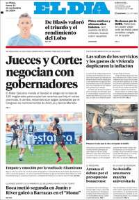 Portada de El Día de la Plata (Argentina)