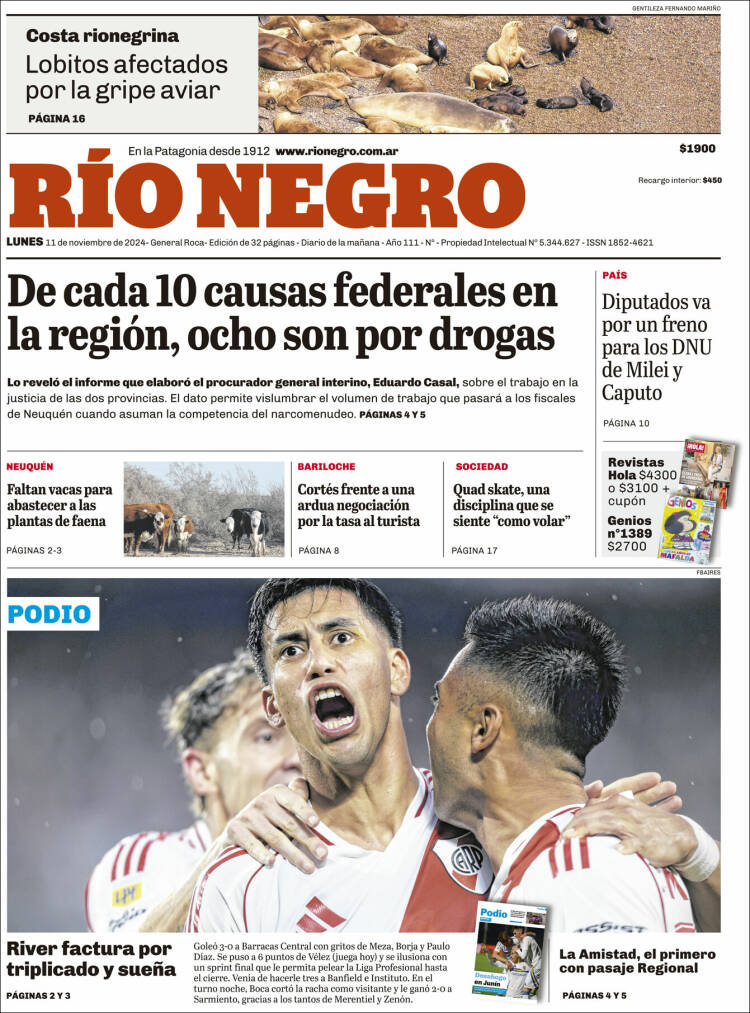 Portada de Rio Negro (Argentina)