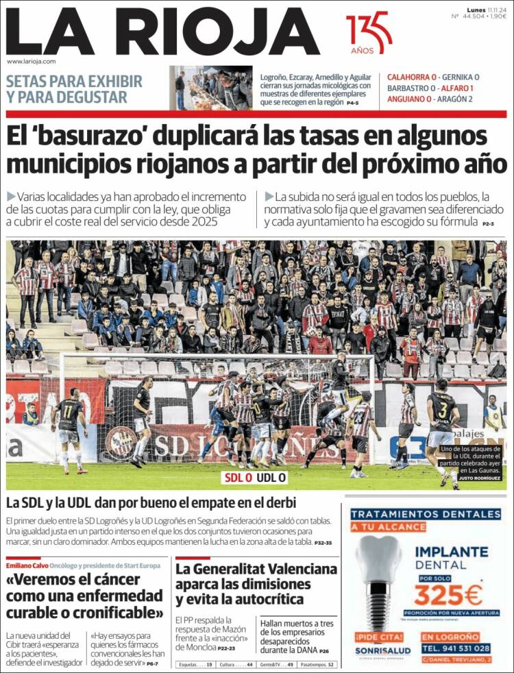 Portada de La Rioja (España)