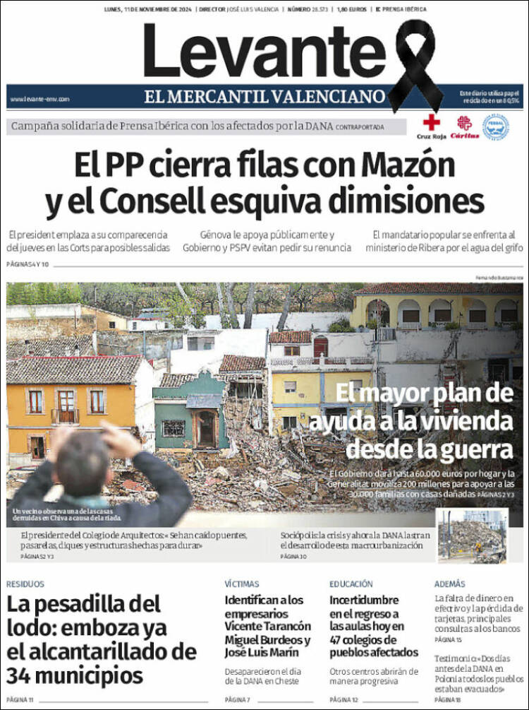 Portada de Levante (España)