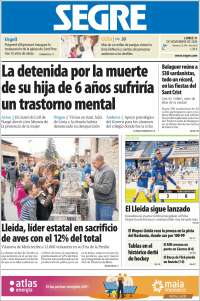 Portada de Segre  (España)