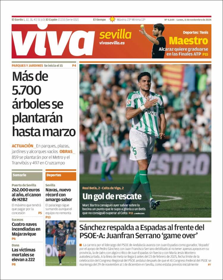 Portada de Viva Sevilla (España)