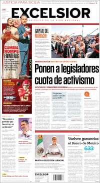 Portada de Excelsior (México)
