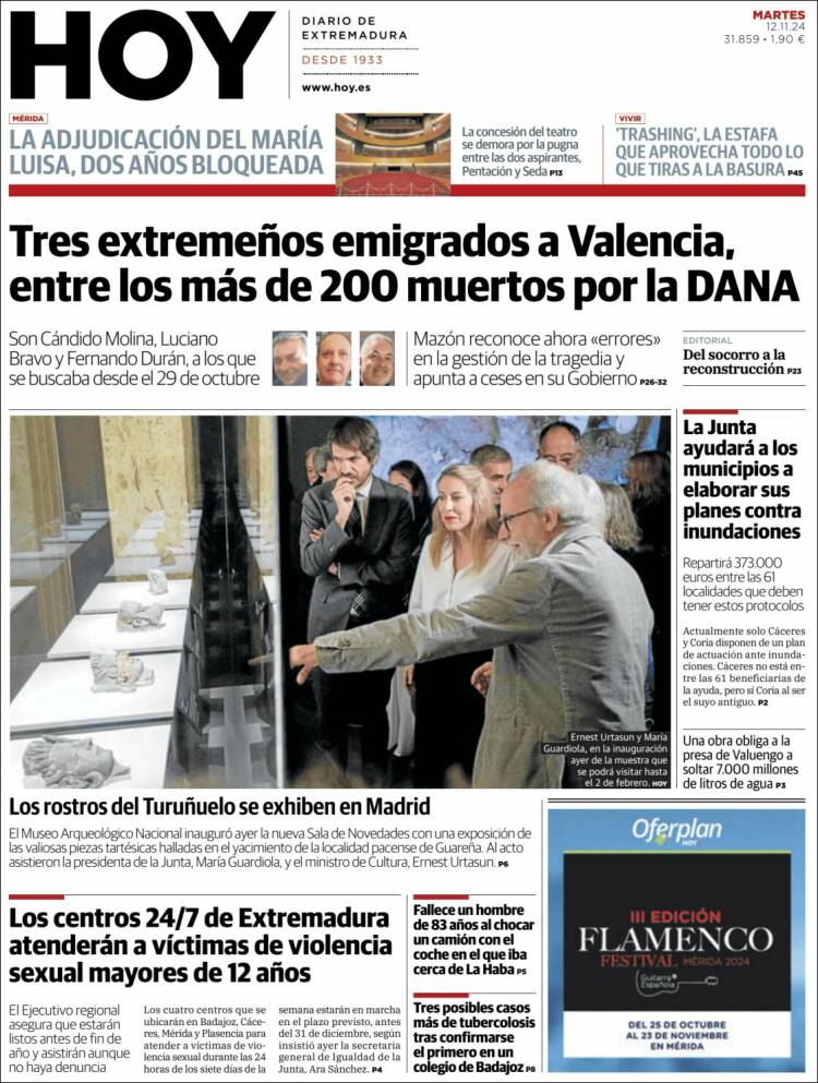 Portada de Hoy - Caceres (España)