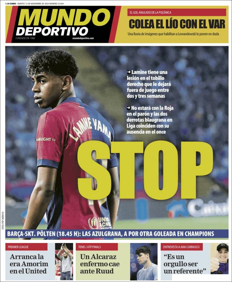 Portada de El Mundo Deportivo (España)
