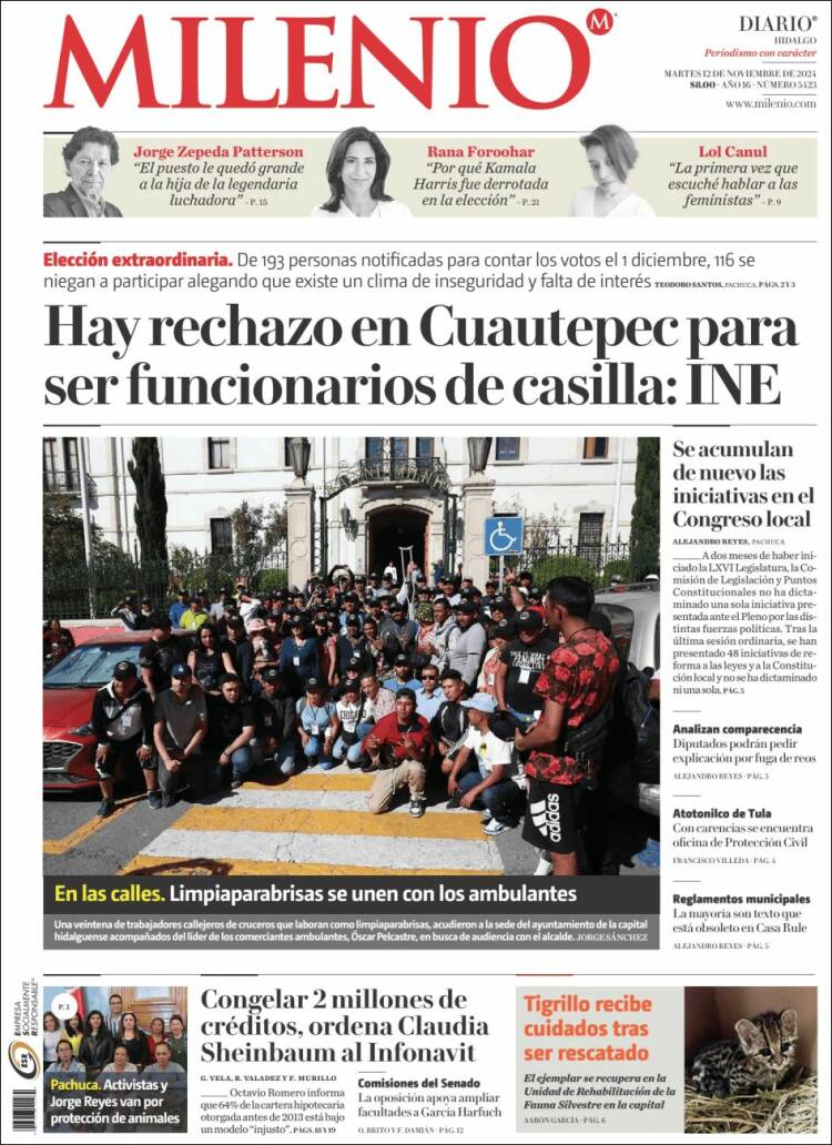 Portada de Milenio de Hidalgo (Mexico)