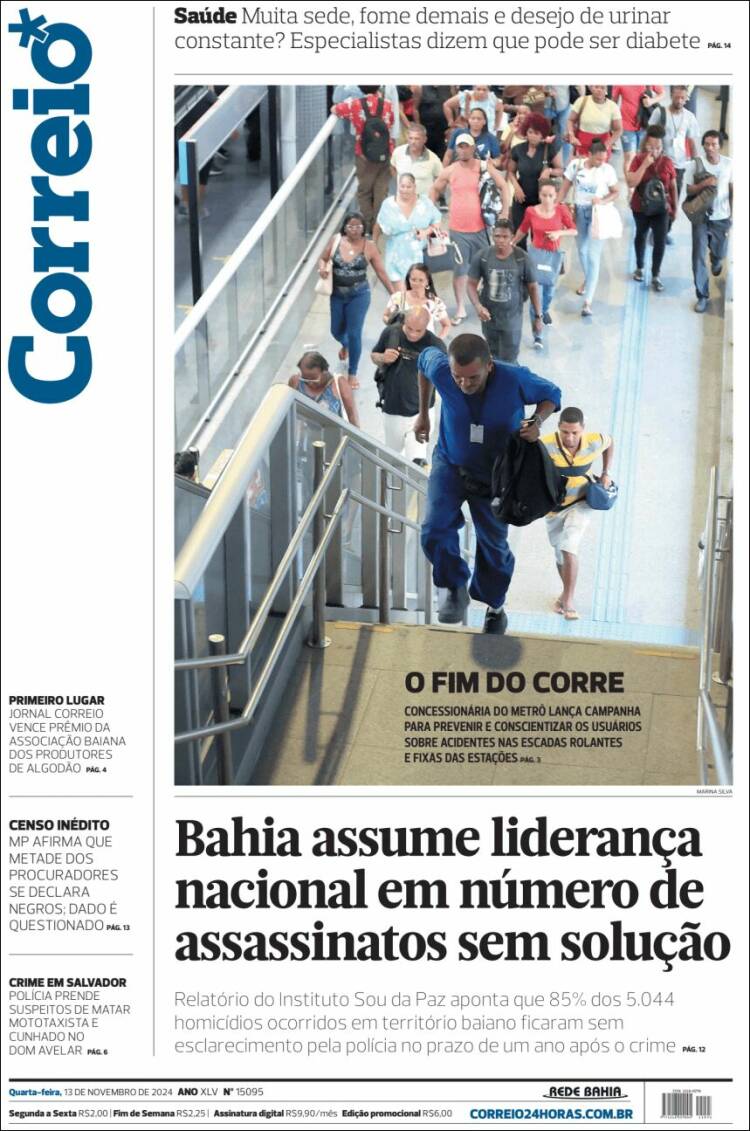 Portada de Correio* (Brasil)