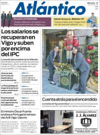 Portada de Atlántico Diario (España)