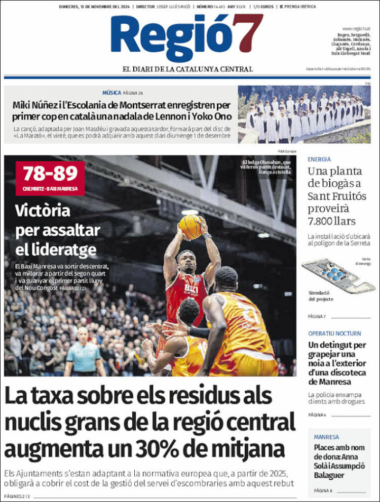 Portada de Regio7 (España)