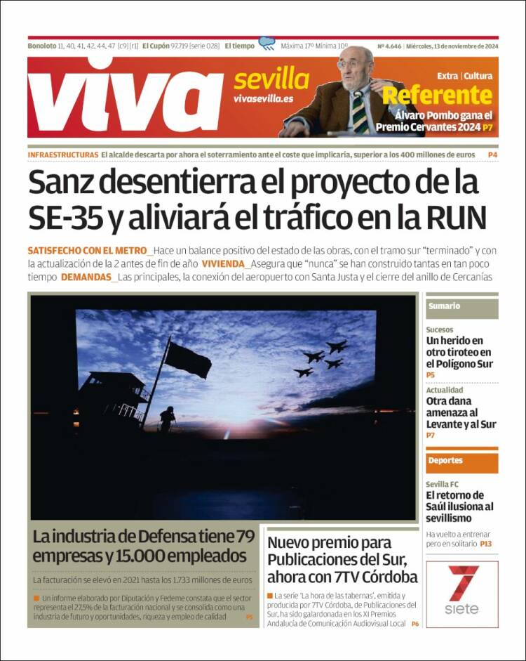 Portada de Viva Sevilla (España)