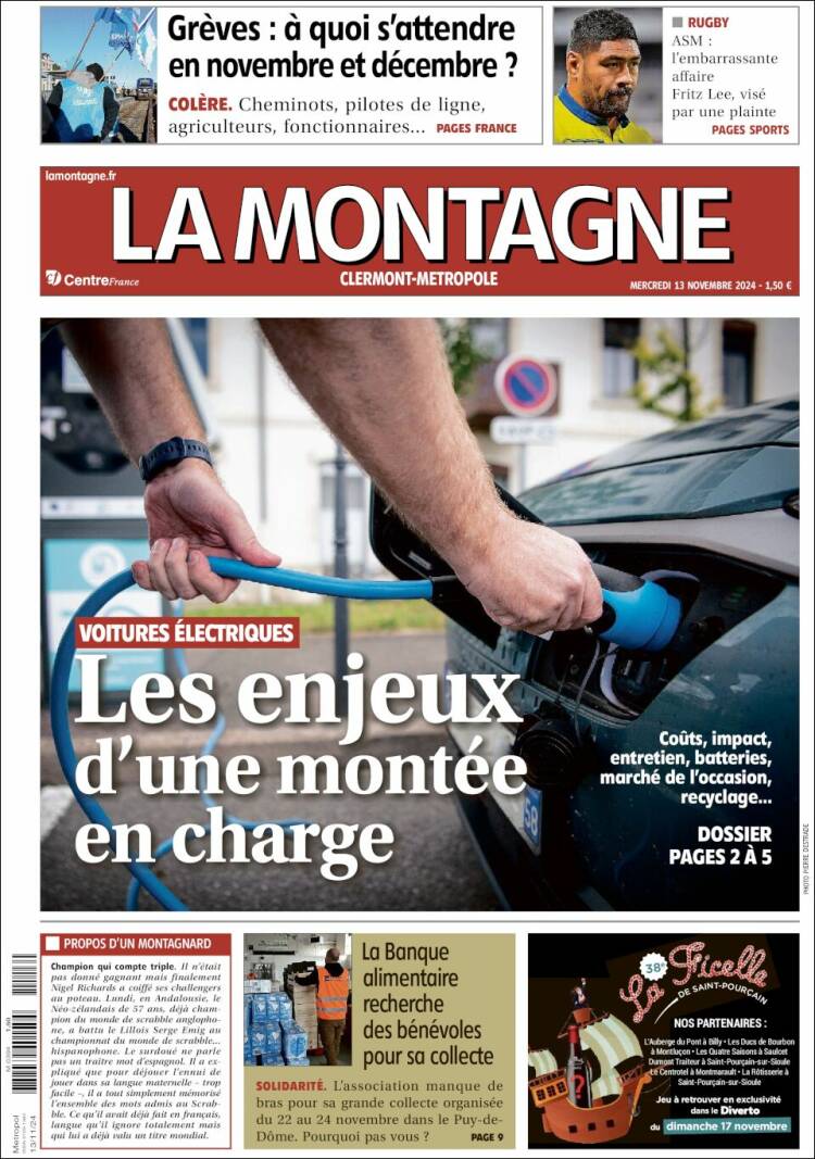 Portada de La Montagne (France)