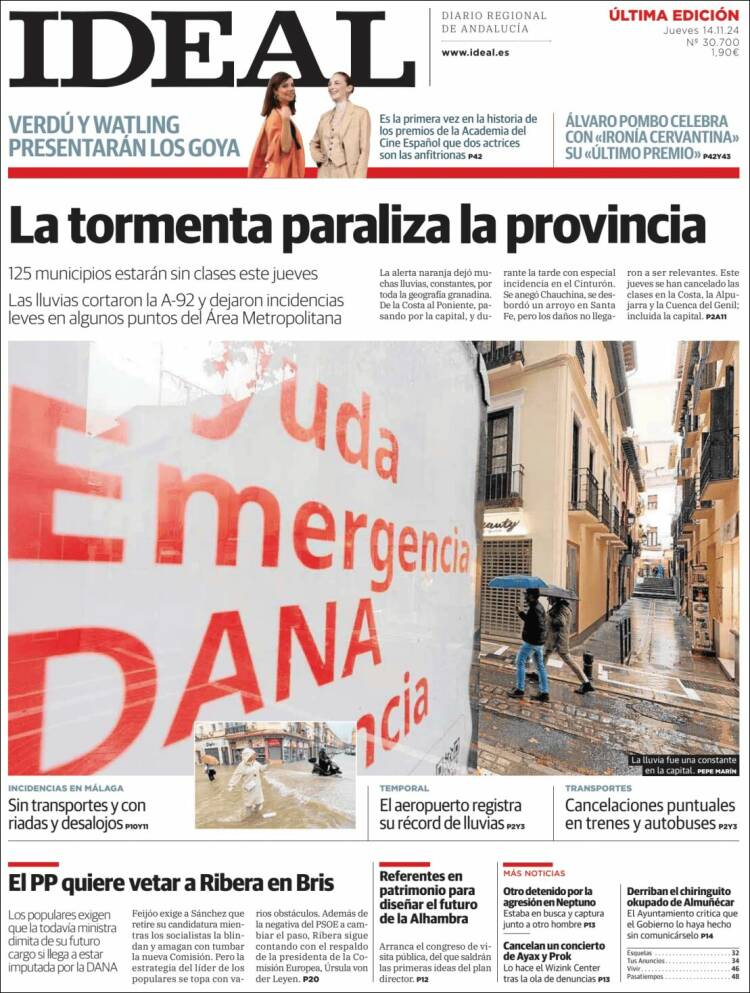 Portada de Ideal (España)