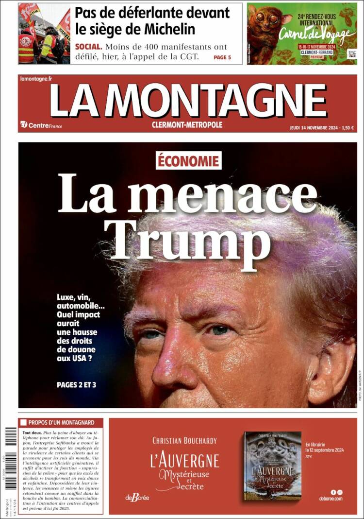 Portada de La Montagne (Francia)