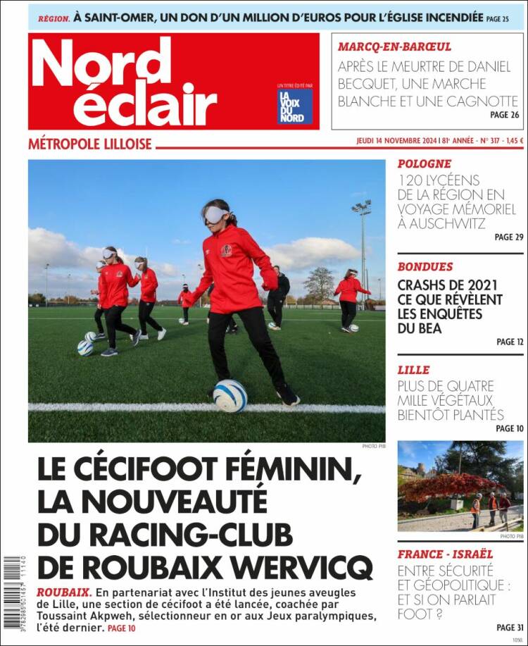 Portada de Nord Éclair (Francia)