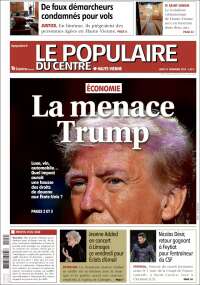 Portada de Le Populaire du Centre (Francia)