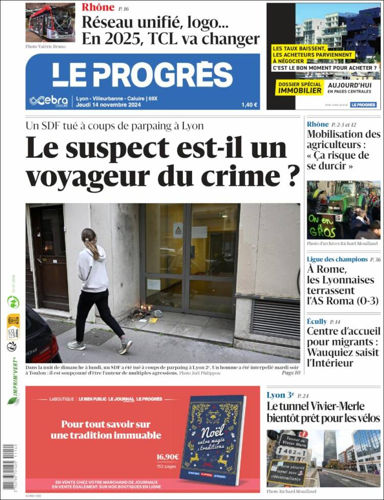 Portada de Progres de Fecamp (Francia)